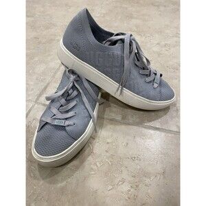 UGG Shoes Dinale Graphic Knit Grey Fashion Sneakers Lace Up Women’s Size 8.5
